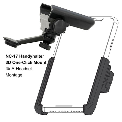 NC-17 Connect 3D                One-Click Mount - A-Headset Montage